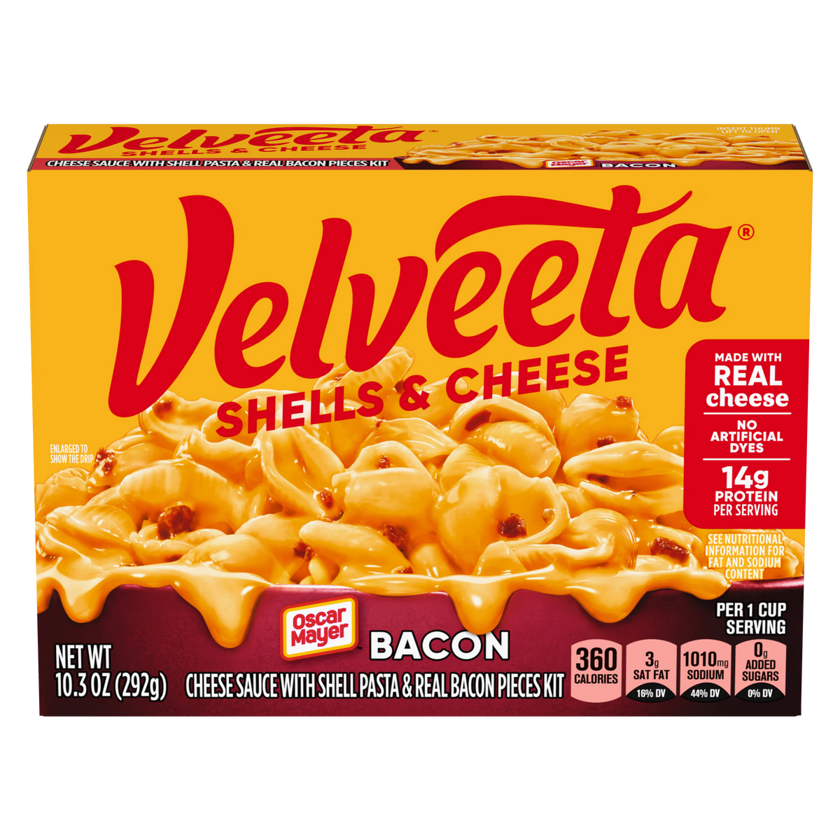 Velveeta Shells & Cheese with Bacon