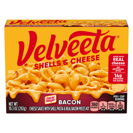 Velveeta Shells & Cheese with Bacon