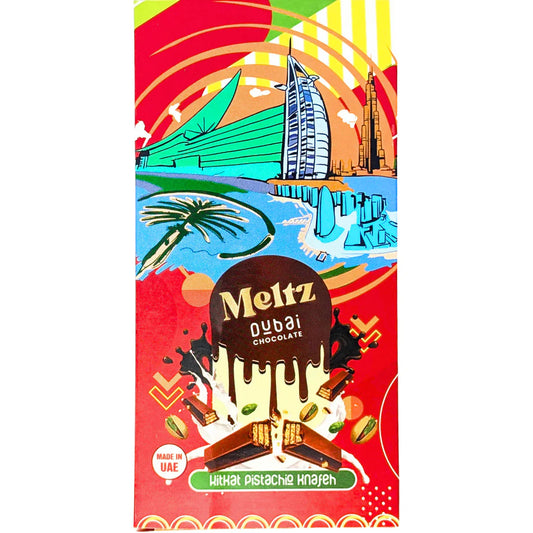 Meltz Dubai Chocolate Kitkat Pistachio Knafeh