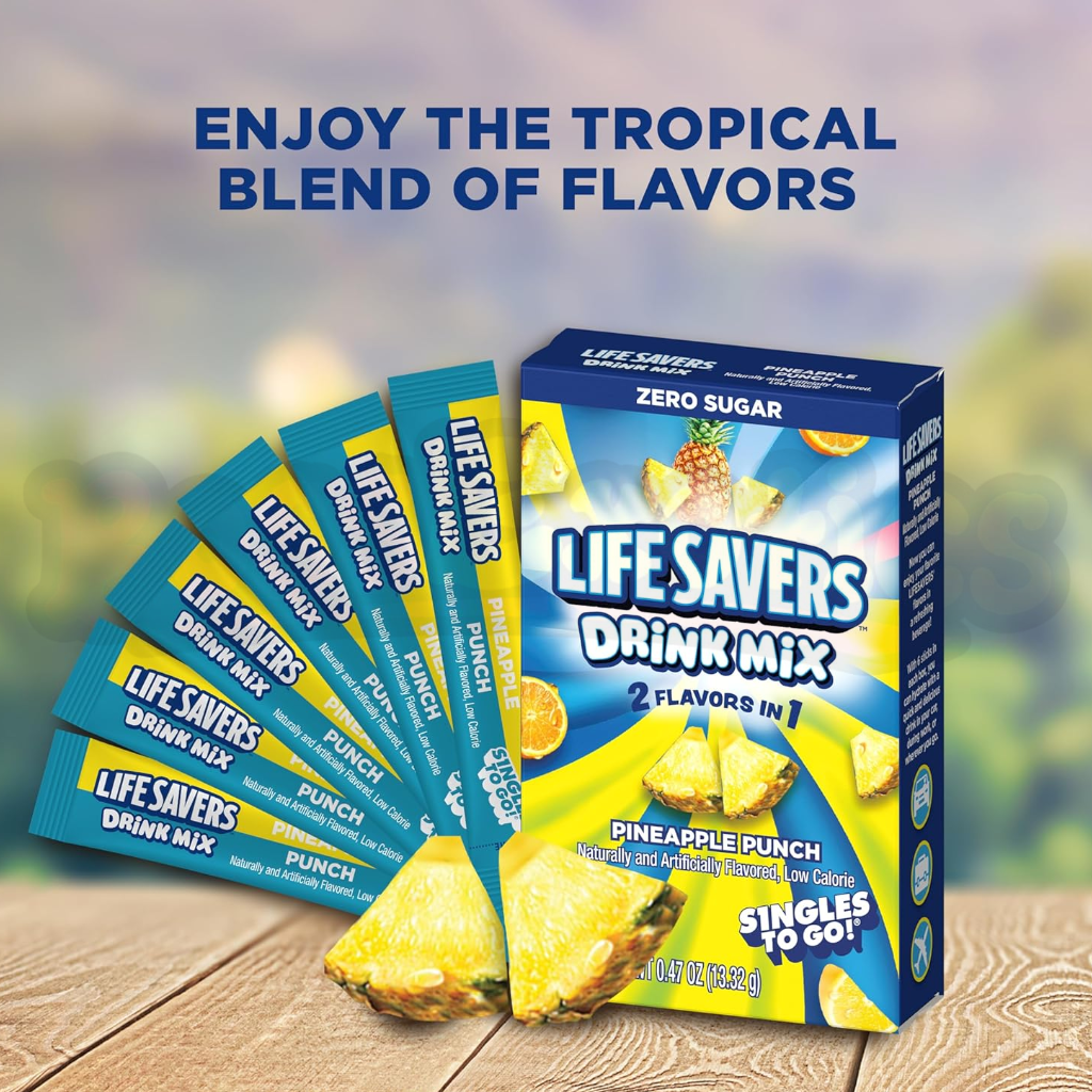 Lifesavers Drink Mix - Pineapple Punch