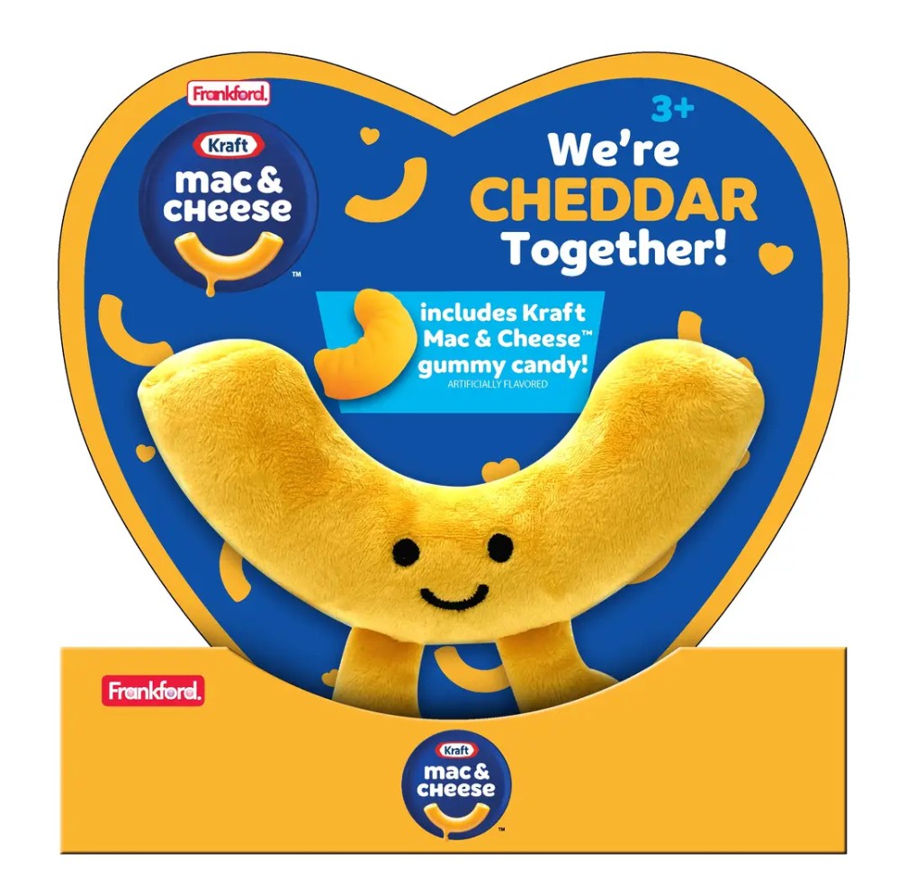 Kraft Mac & Cheese Valentine Heart Box with Plush