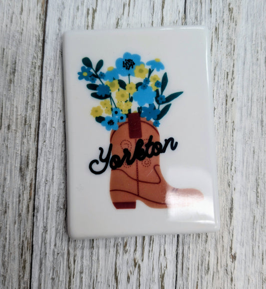 Yorkton Cowboy Boot Magnet