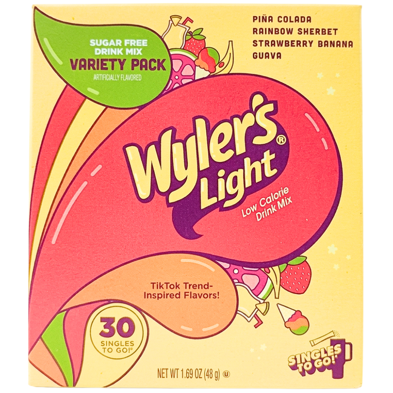 Wyler's Light Drink Mix - Yellow Variety Pack