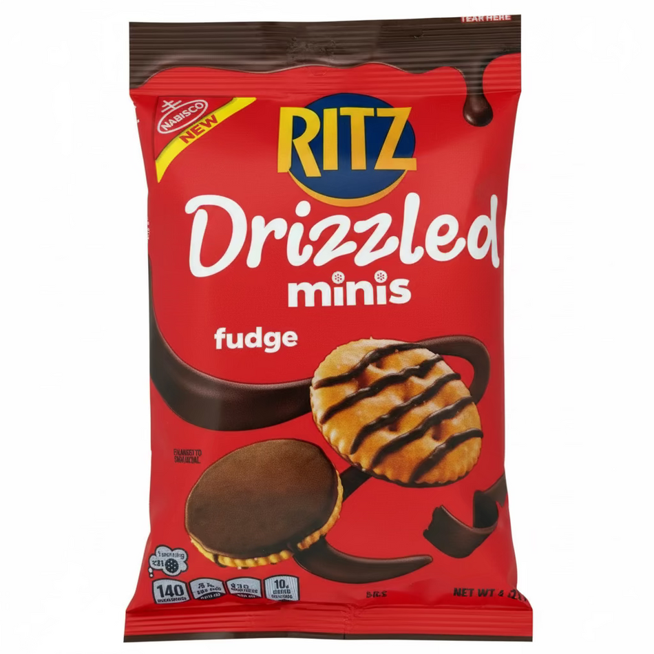 Ritz Mini Drizzled Chocolate Fudge