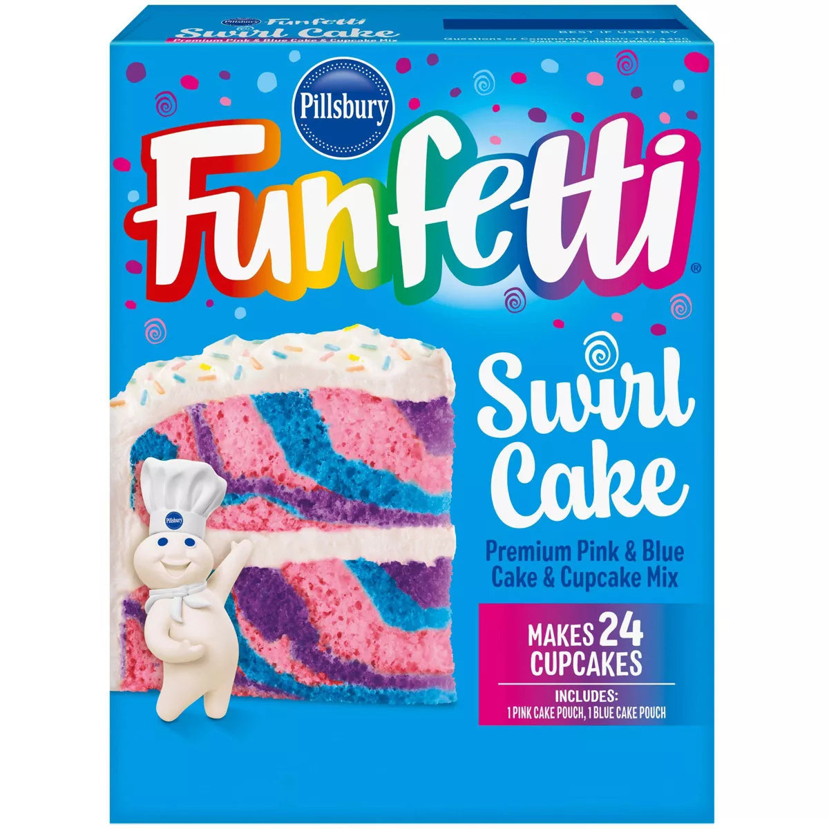 Pillsbury Funfetti Swirl Cake Mix