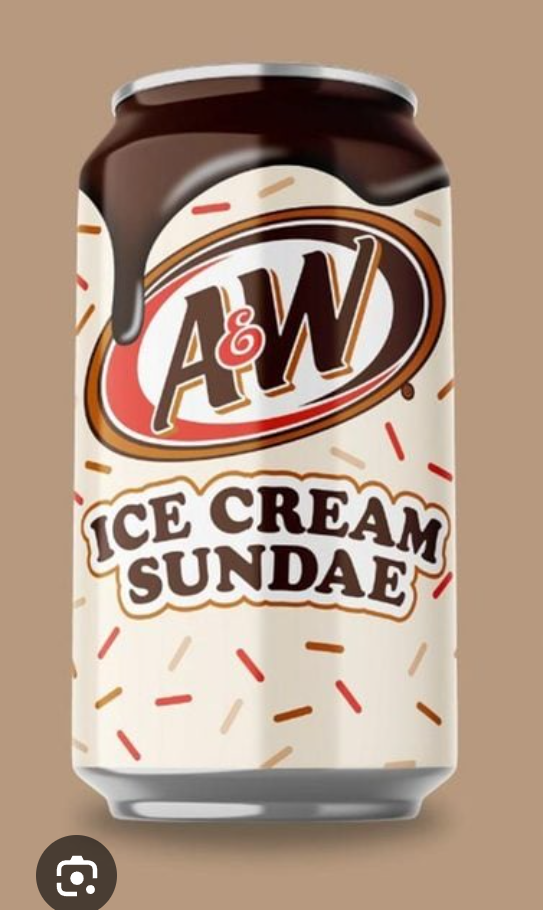 A&W Ice Cream Sundae Soda