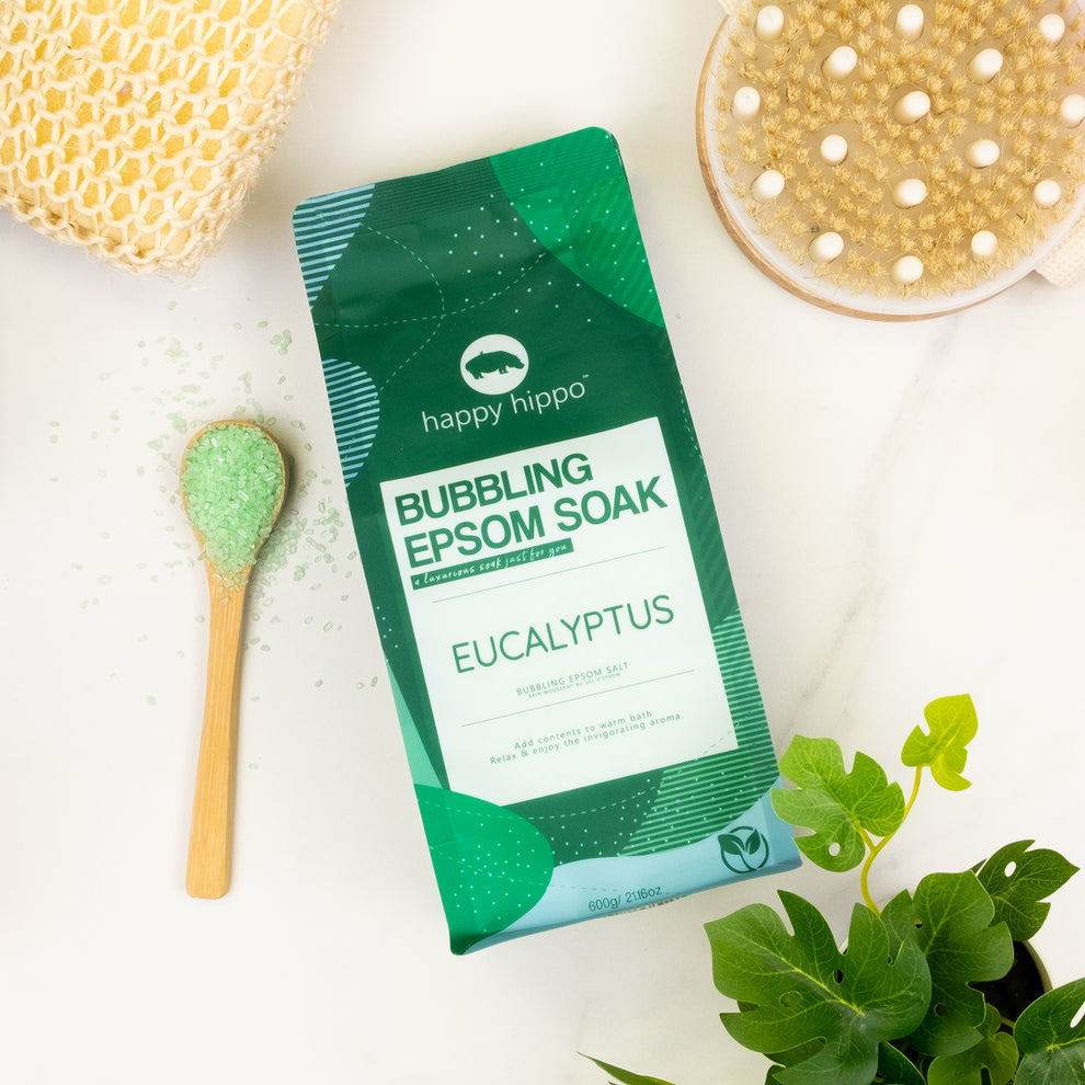 Happy Hippo Eucalyptus Cold Buster Bubbling Epsom Soak