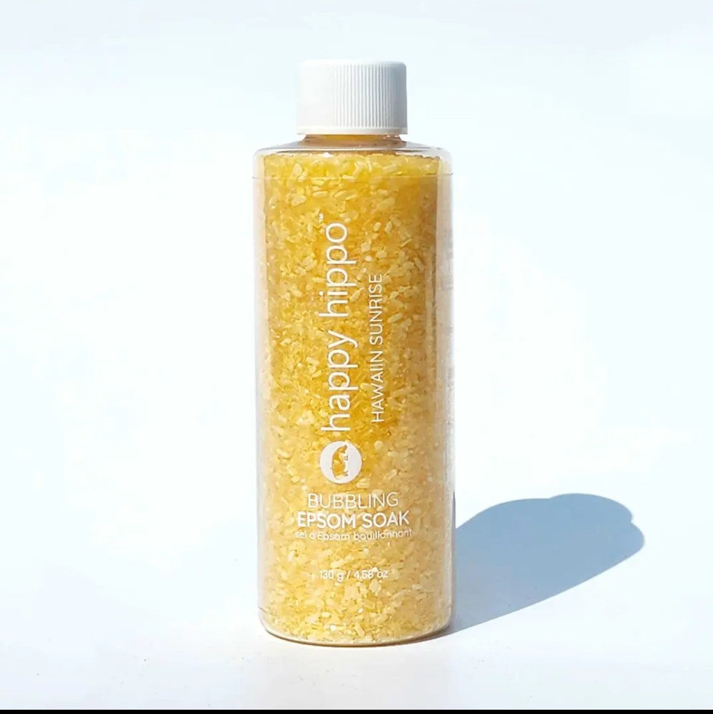 Happy Hippo Bubbling Epsom Soak (130g Bottle)