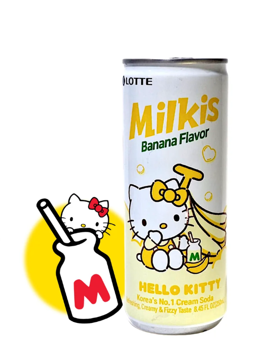 Milkis Hello Kitty Banana Cream Soda