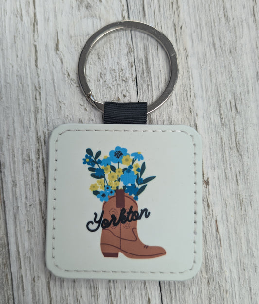 Yorkton Cowboy Boot Keychain