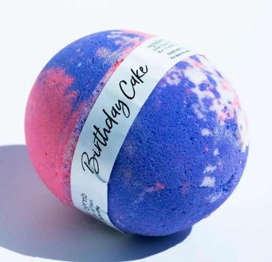 Happy Hippo Birthday Cake Bath Bomb