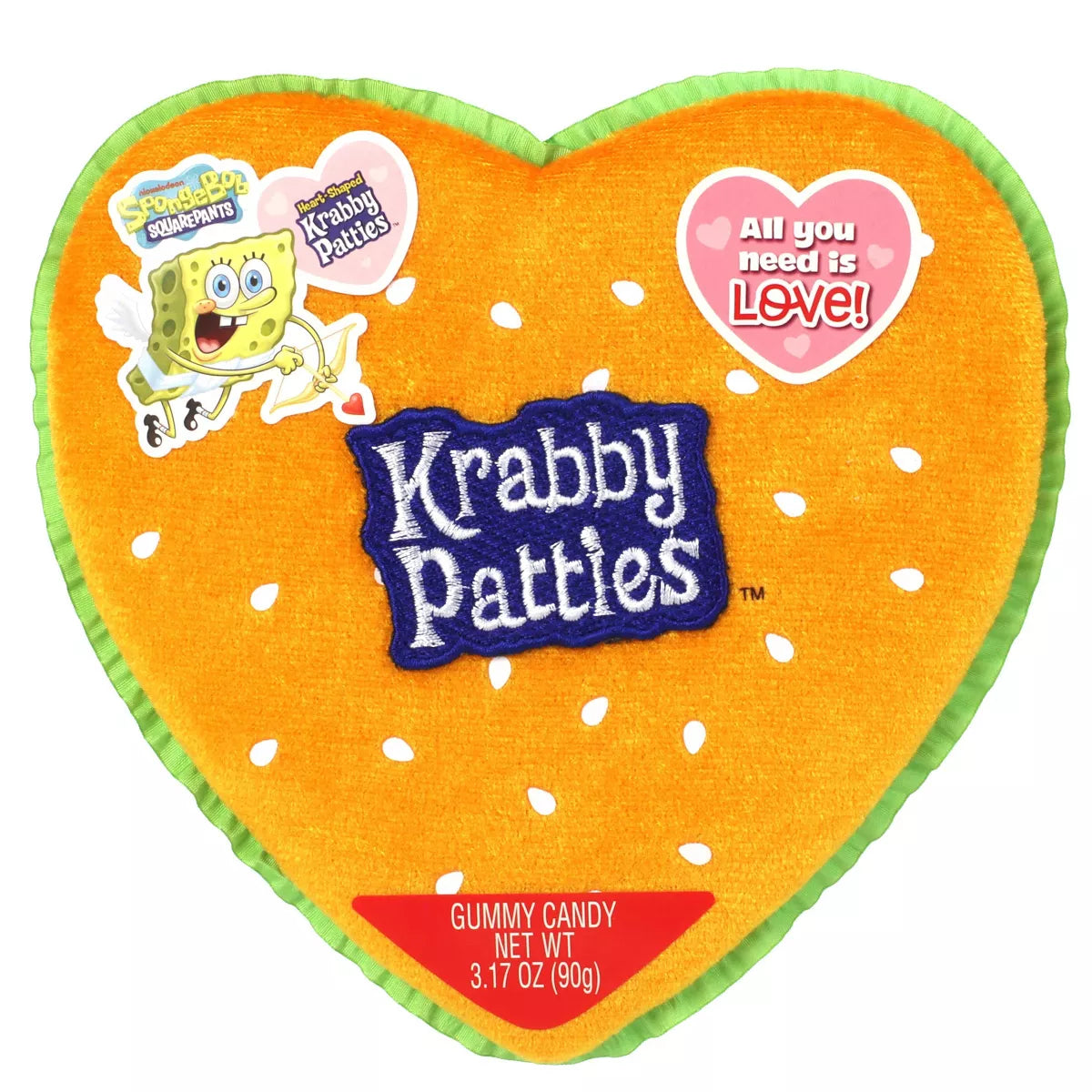 Krabby Patties Valentine Plush Box
