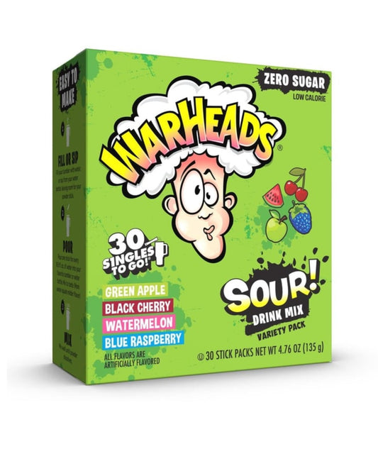 Warheads Drink Mix Variety Pack www