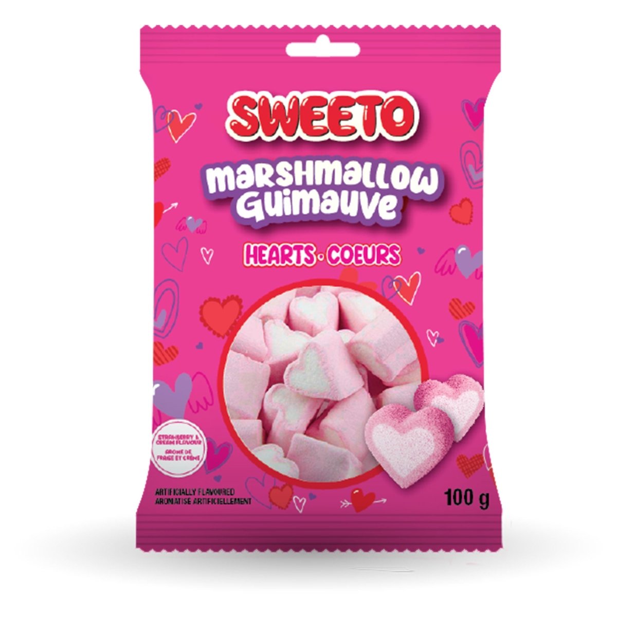 Sweet Marshmallow Hearts