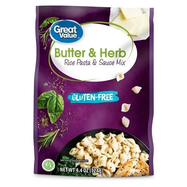 Great Value Gluten Free Butter & Herb Rice Pasta & Sauce Mix