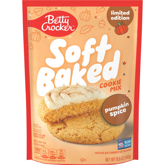 Betty Crocker Soft Baked Pumpkin Spice Cookie Mix