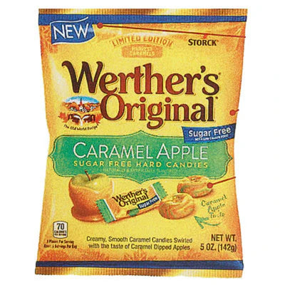 Werther's Original Caramel Apple Sugar Free Hard Candies